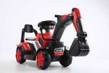 Mini excavator pt. copii, Kinderauto BJXZ216 cu incarcator manual RED