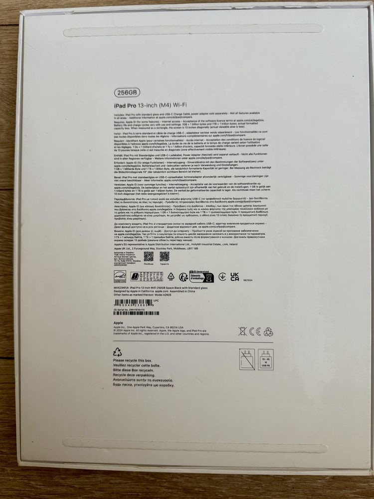 iPad Pro 13” M4 256gb НОВ