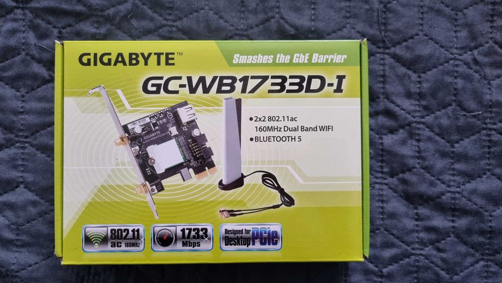 Wifi / Bluetooth мрежов адаптер Gigabyte GC-WB1733D-I неиползван!