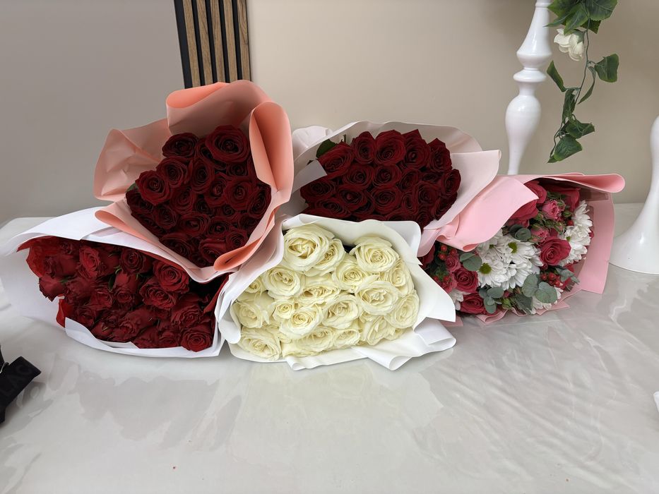 Букет цветов свежие