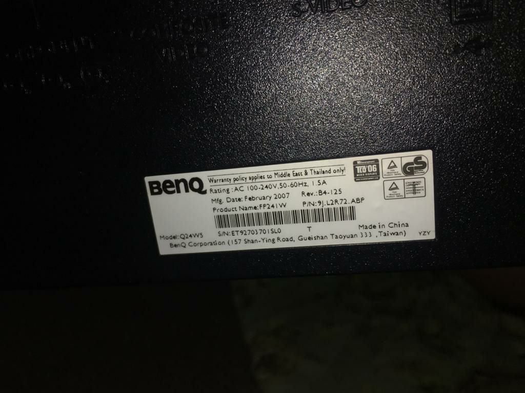 Benq 24" монитор в отличном состоянии