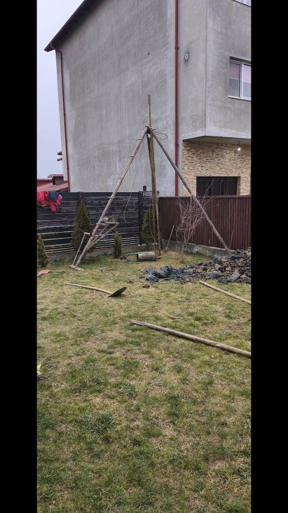 Foraje puturi denisipari piloni de susținere