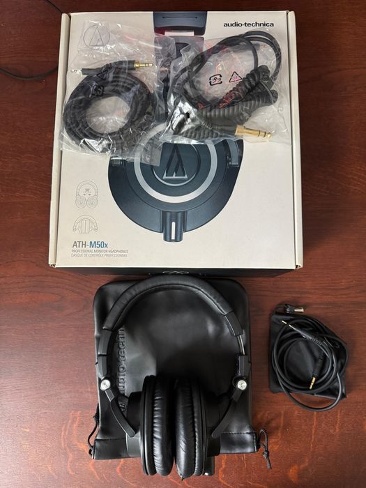 Vand casti Dj Audio-Technica ATH-M50x, Negru