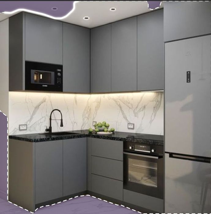 Соврименый кухный мебель  на заказ