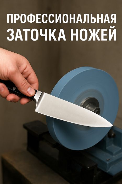 Зоточка ножей на специальном оборудований