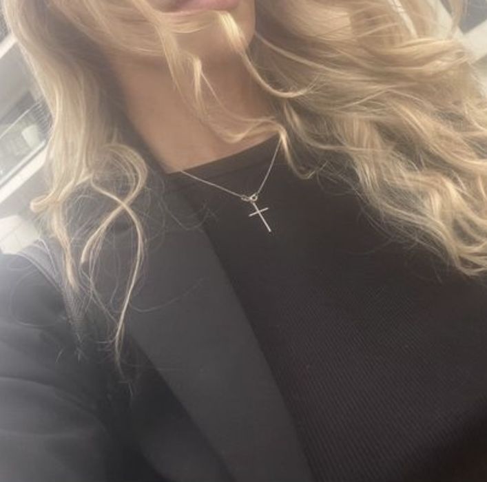 Cruciulita aur si diamante