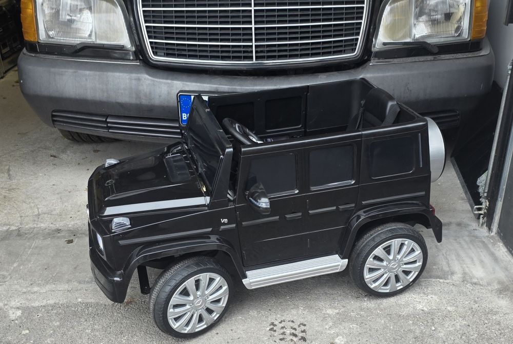Детски  акумулаторен джип MERCEDES-BENZ G500 12V с родителски контрол