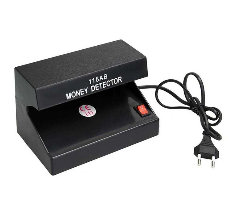 Детектор за пари AD-118AB, банкноти, UV фенер, 220VAC, 4W