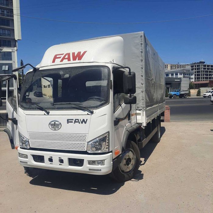 Автофургон бортовой с тентом FAW Tiger V с гарантией