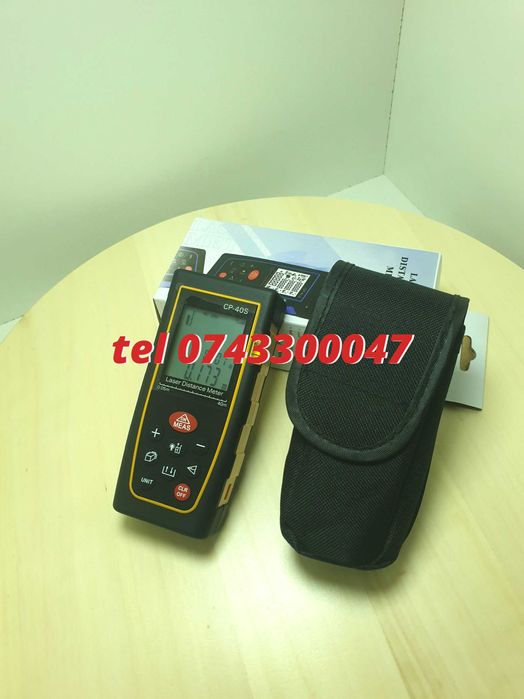 Telemetru Portabil 40m Laser Distante Ruleta Distomat