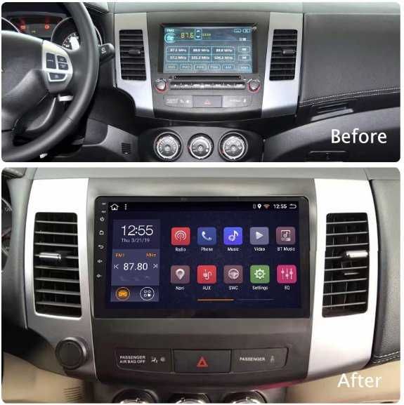 Mitsubishi Outlander  C-Crosser  Peugeot 4007 2008 - 2015 НАВИГАЦИЯ