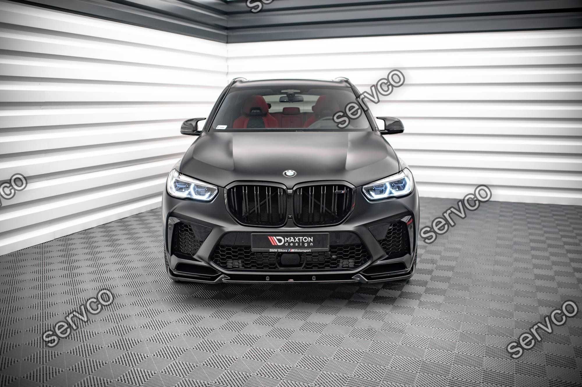 Prelungire splitter bara fata Bmw X5M F95 2018- v1 - Maxton Design
