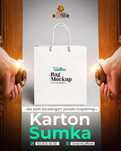 Gofra, karobka, Sumka brend to‘plam Lion Print