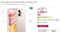 HONOR 400 5G, 256GB, 8GB RAM, Gold Factura Garantie 24 luni