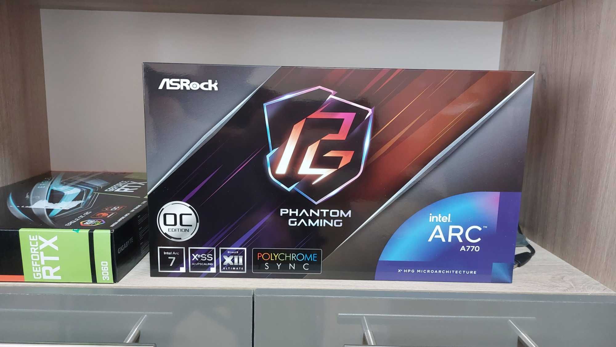 Видео карта Asrock INTEL ARC A770 Phantom Gaming D 8GB OC