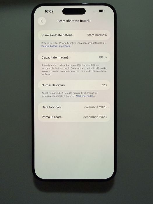 Vand iphone 15 pro max 256 gb