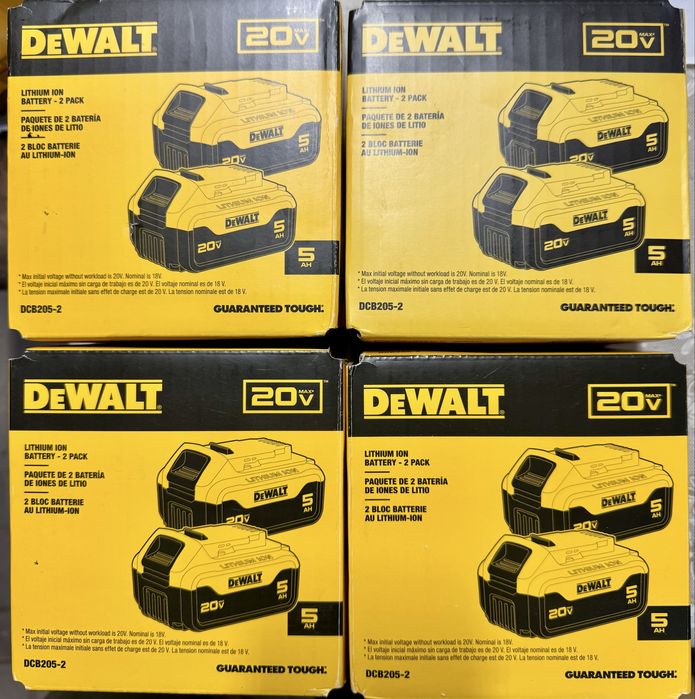 Аккумулятор батарея батарейка Dewalt 5Ач, 5Ah, новый, оригинал Mexico