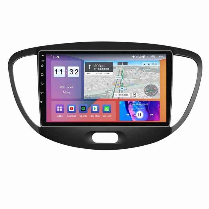 Navigatie Hyundai i10 2007 - 2013, 2GB 4GB 8GB Garantie Camera