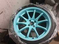 17 4x100 9J ET25 Volk rays ce28