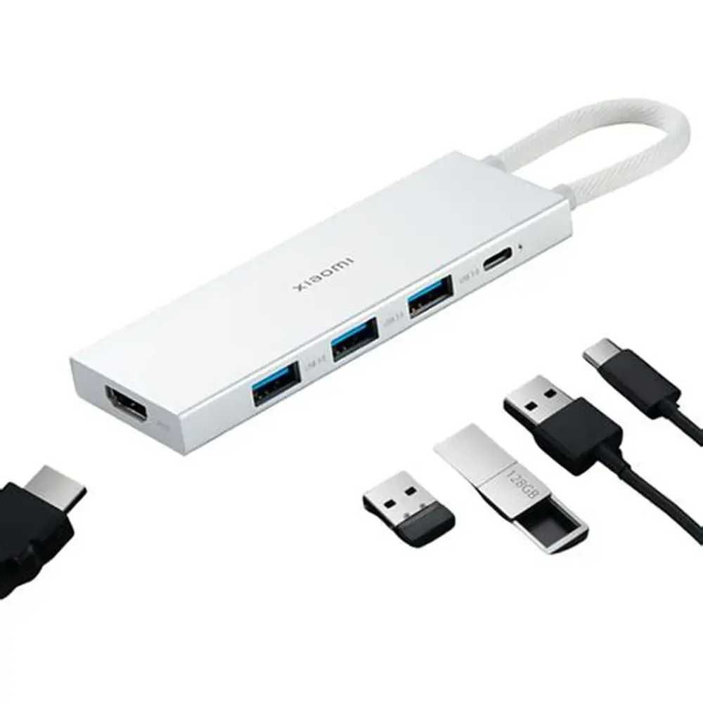 USB переходник (хаб) Xiaomi 5-In-1 Type-C Hub