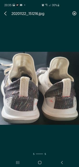 Under Armour UA GS Curry 5 white/black baschet 38