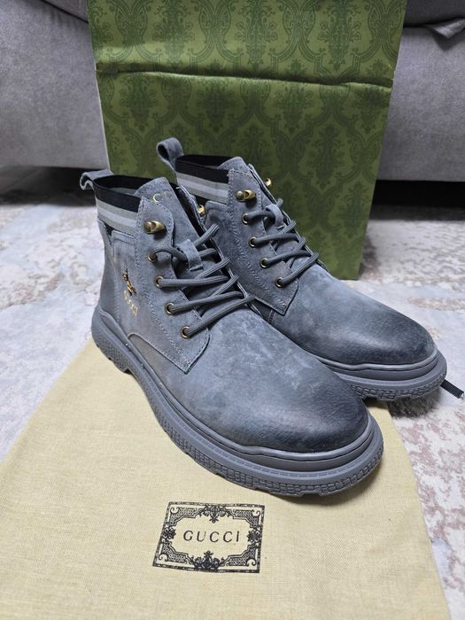 Ghete Gucci Gri ~ Marimea 42 ~ Nou