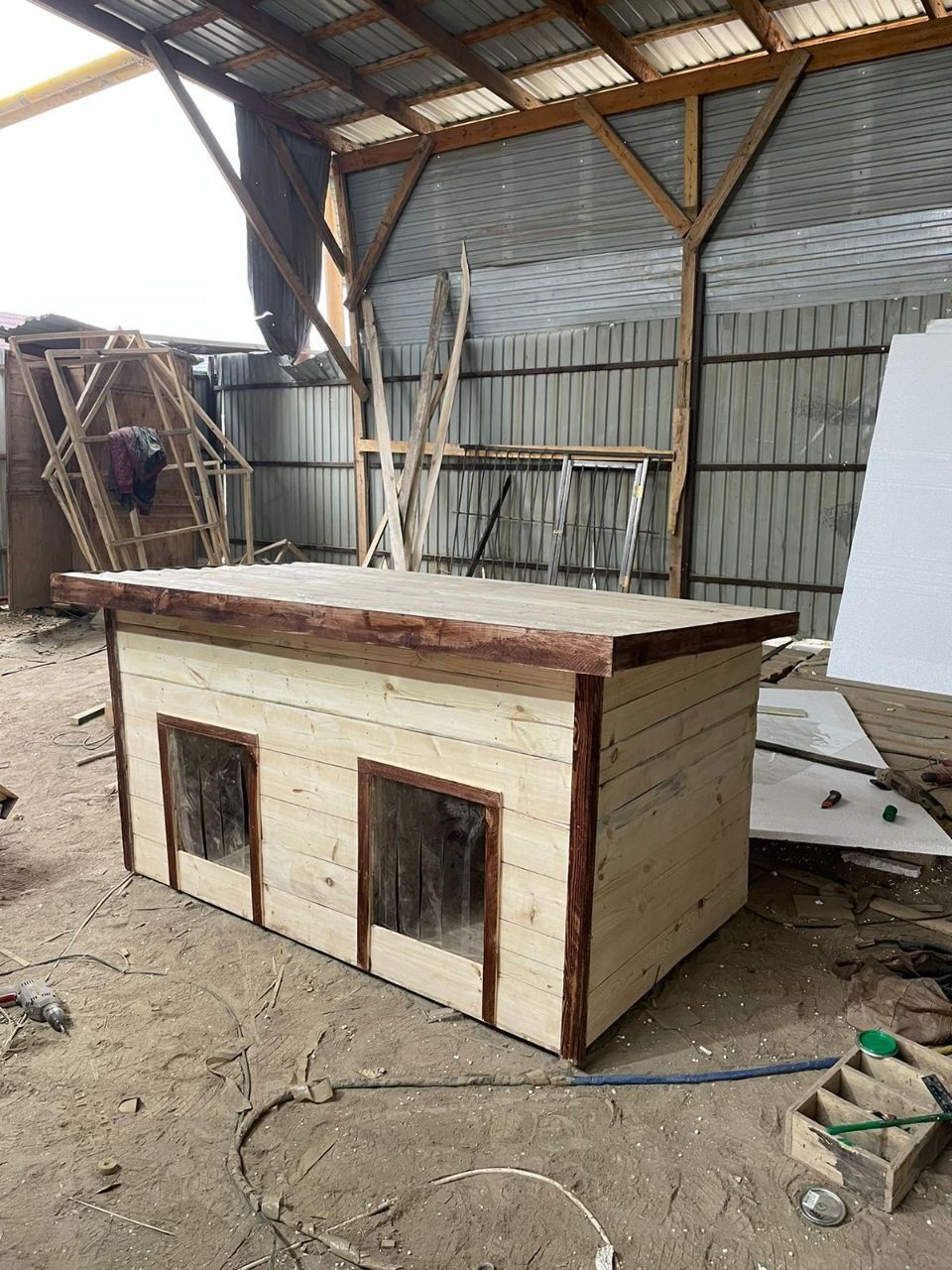 Утепленый будка для собак в Алмате Домик для собак на заказУтепленый