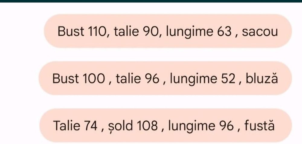 Costum ideal pentru orice , ocazie 3 piese de la casa de moda,