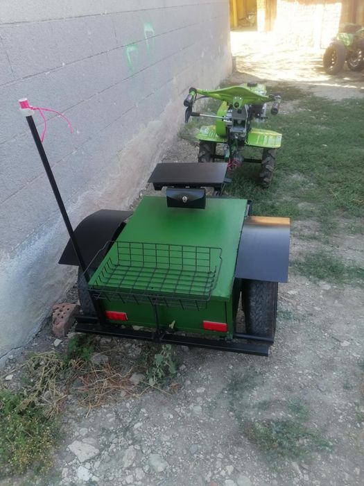 Ремарке за мотофреза със спирачки