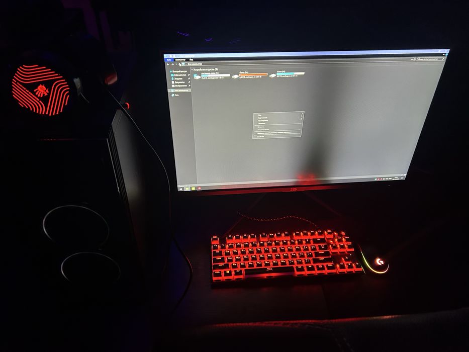 Игровой ПК GTX 1070Ti / i5 / 16ГБ / монитор 144Гц + комплект