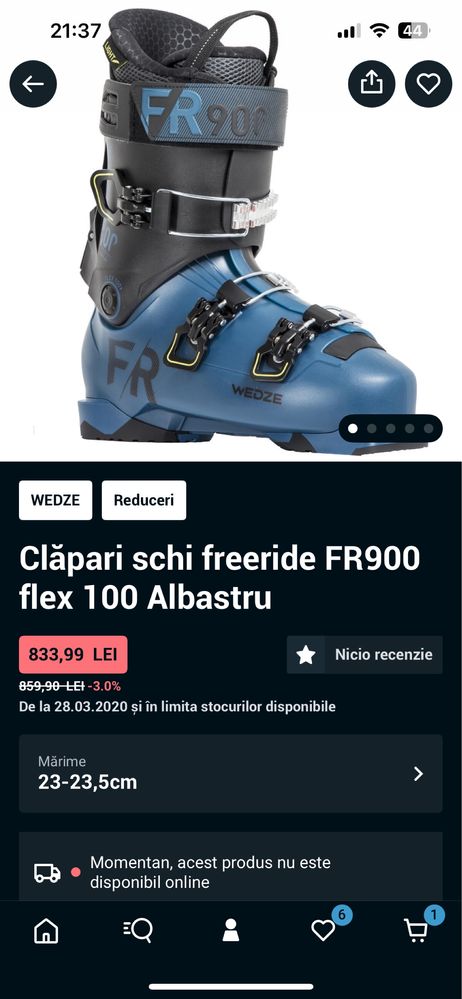 Clapari schi freeride FR900 flex 100