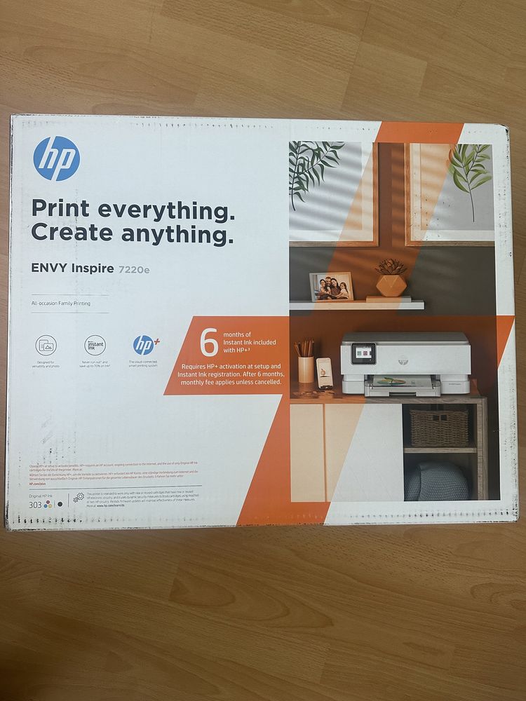 Imprimanta HP ENVY INSPIRE 7220e noua, sigilata
