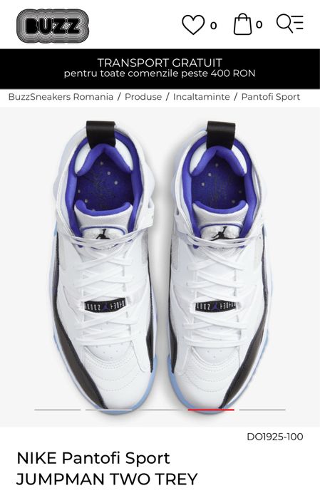 Nike Jordan Pantofi Sport Jumpman Two Trey