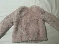 Bluza blăniță artificiala roz 7 - 8 ani noua H&M
