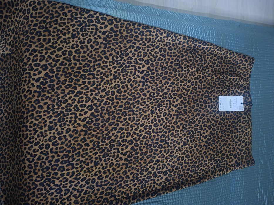 Fusta animal print-Zara