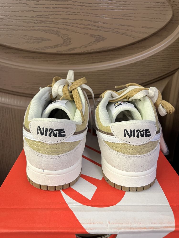 Nike dunk low brown rabbit 37/5,38,39,40 дамски обувки