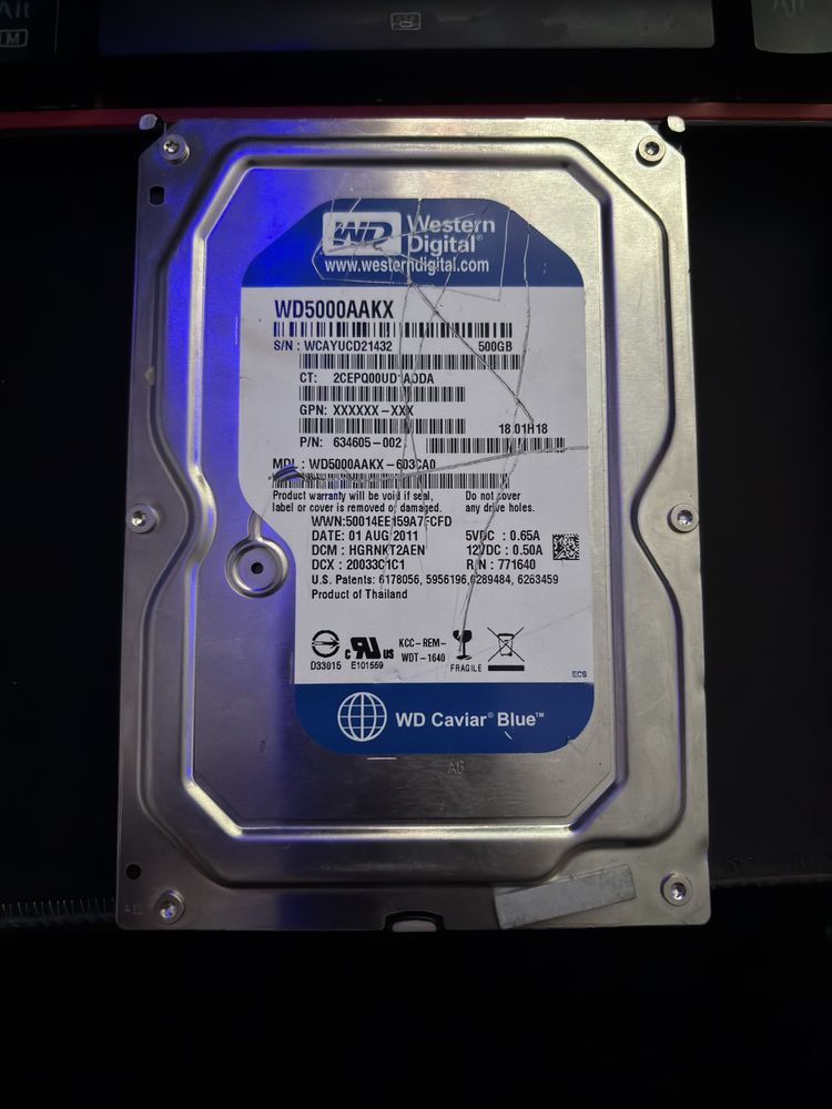 2x hard disk Seagate Western digital