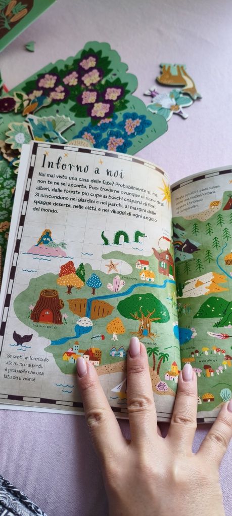 Книга "La Casa delle Fate" (Къщата на феите) с 3D модел за сглобяване