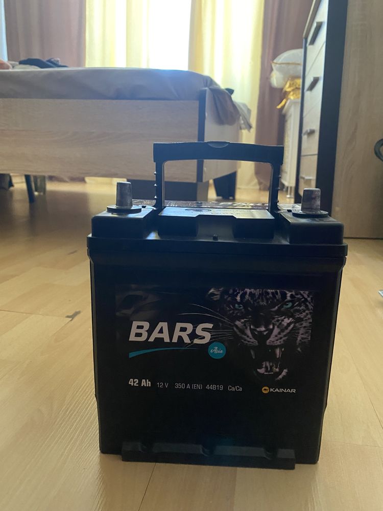 Новый аккумулятор BARS Asia 6СТ-42Ah +/-