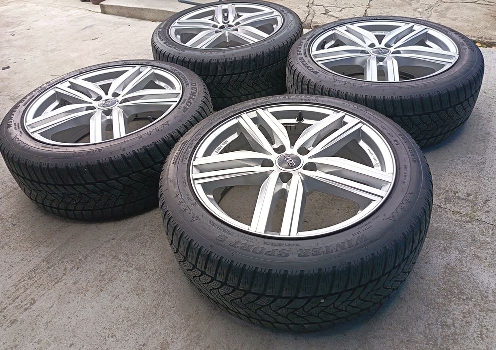18ки джанти 5x112 със зимни гуми Dunlop