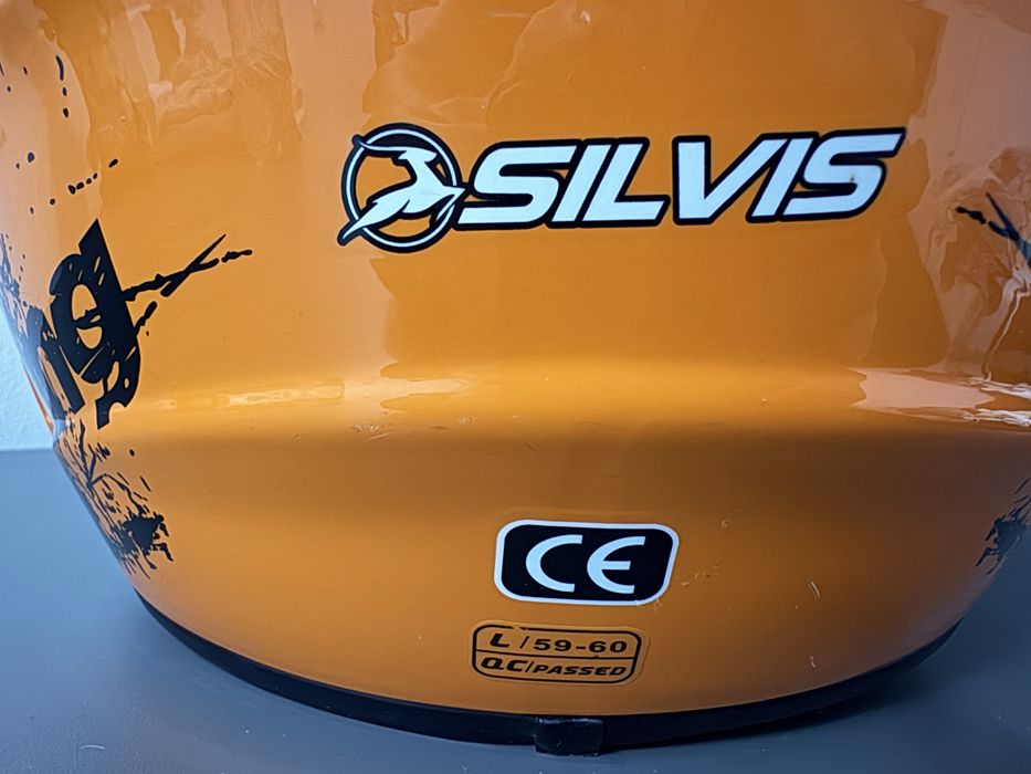 Cască full fece portocalie