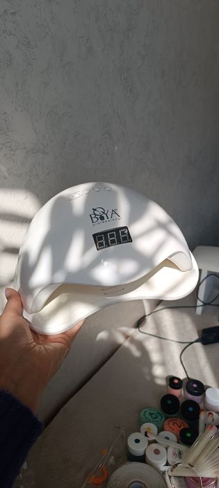 Лампа для маникюра, подставка для фрез