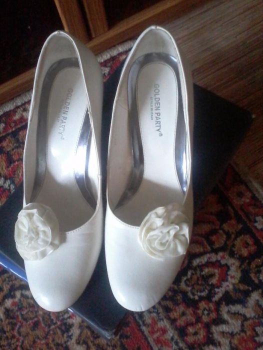 туфли свадебные белые