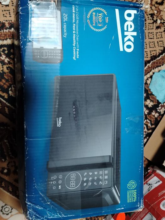 Cuptor cu microunde Beko, 700W, 6 nivele putere, grill 1000w, nou