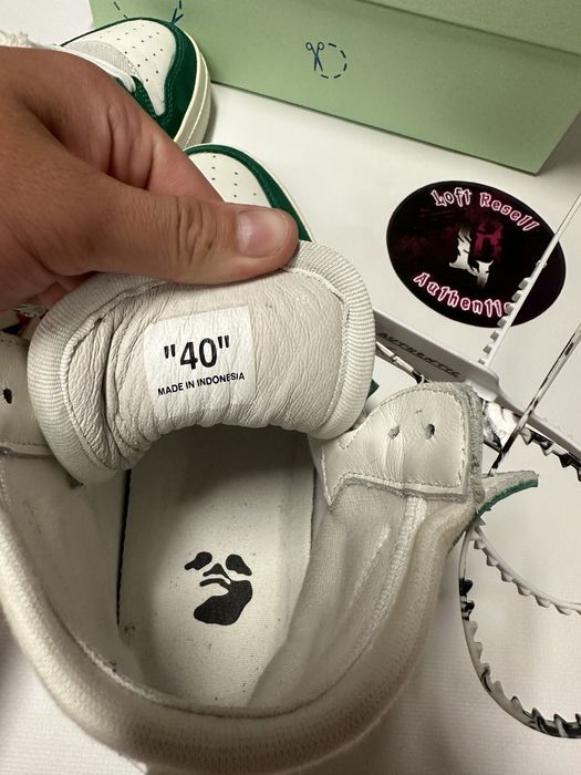 Off white vulcanized size 40 fit 40-41