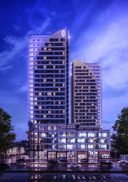 MODERA TOWERS | Аренда первая линия, первый этаж вдоль главной дороги.