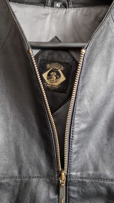 Montana Norway - дамско яке естествена кожа, кожено яке, EU 42