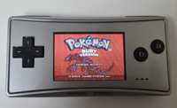 Nintendo GameBoy Micro + Pokemon Ruby version