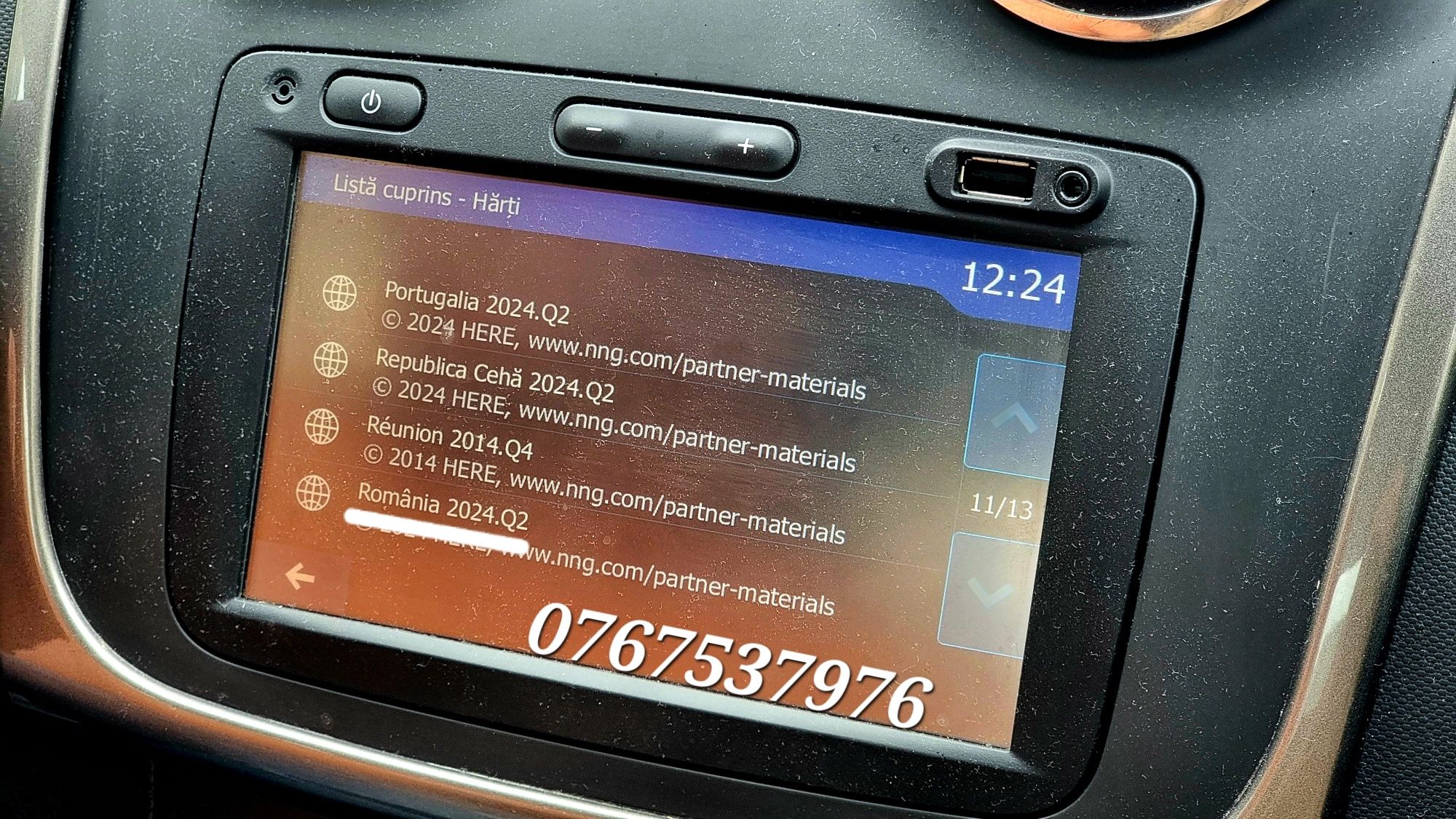Harti Navigatie Dacia Sandero,Logan,Duster,Lodgy/Renault Clio,Captur