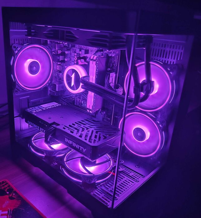 NOU Unitate PC Sistem GAMING, Ryzen 7 5700x,32gb DDR4,RTX 5060,m.2 1TB